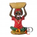 JAMAICAN MAN ASHTRAY 18" LARGE 1CT